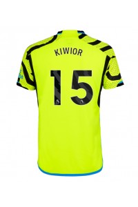 Fotbalové Dres Arsenal Jakub Kiwior #15 Venkovní Oblečení 2023-24 Krátký Rukáv